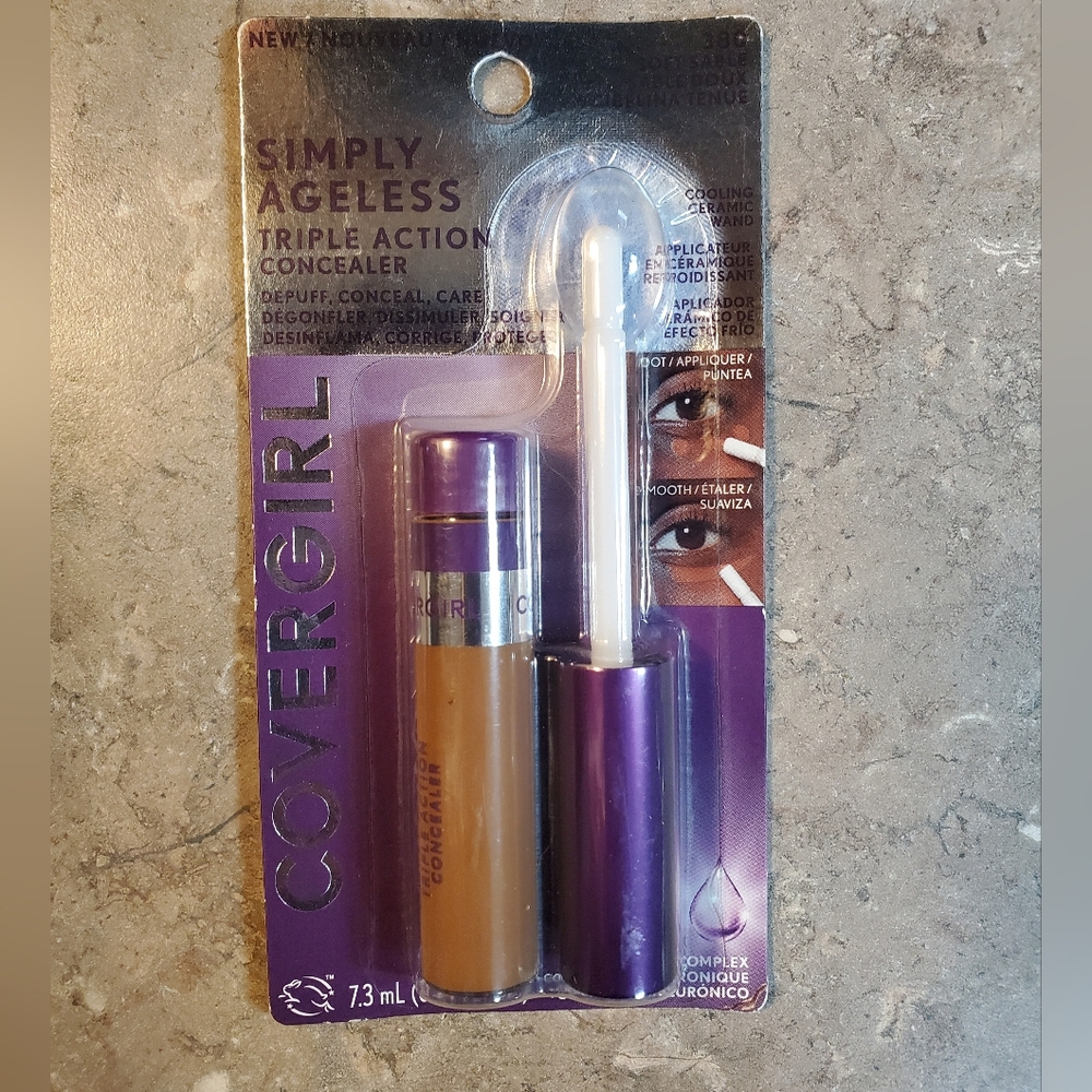 Covergirl Simply Ageless Triple Action Concealer in 380 Soft Sable | NIB